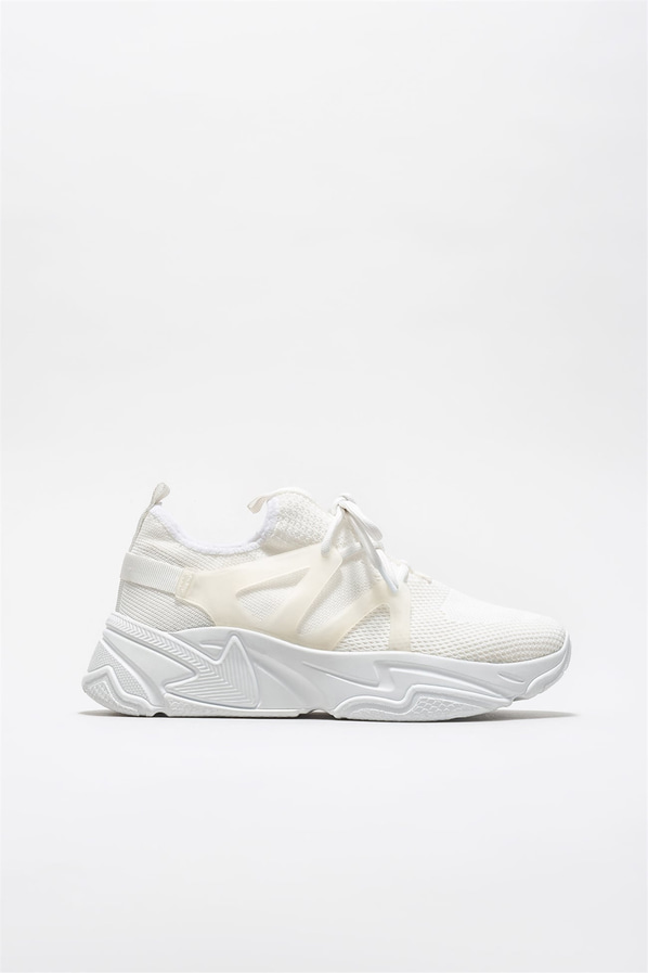 Beyaz kadın spor ayakkabı - Elle Shoes