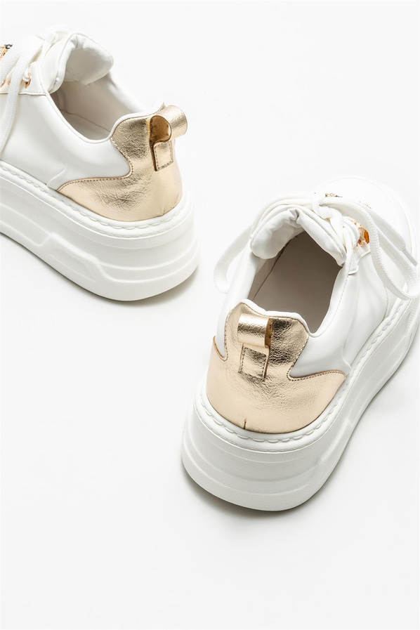 Beyaz kadın sneaker - Elle Shoes