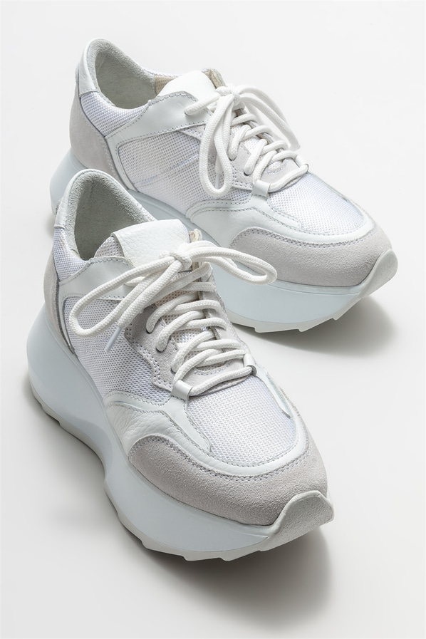 Beyaz kadın spor ayakkabı - Elle Shoes