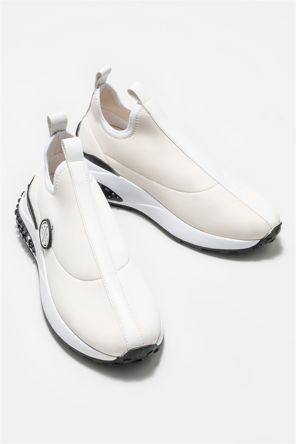 Beyaz kadın sneaker - Elle Shoes