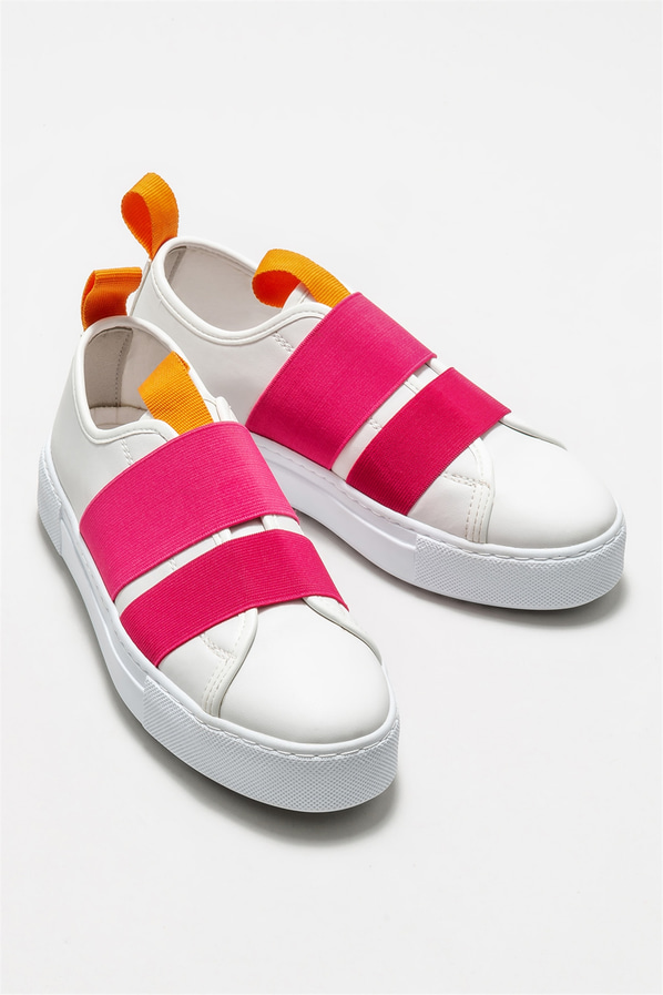 Beyaz kadın sneaker - Elle Shoes