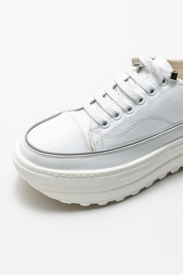 Beyaz kadın sneaker - Elle Shoes