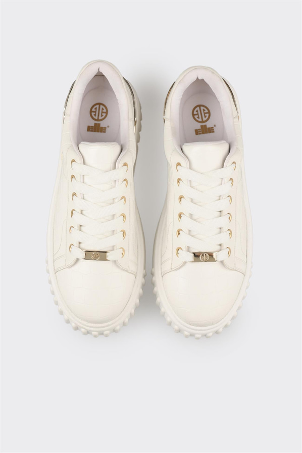 Beyaz kadın sneaker - Elle Shoes