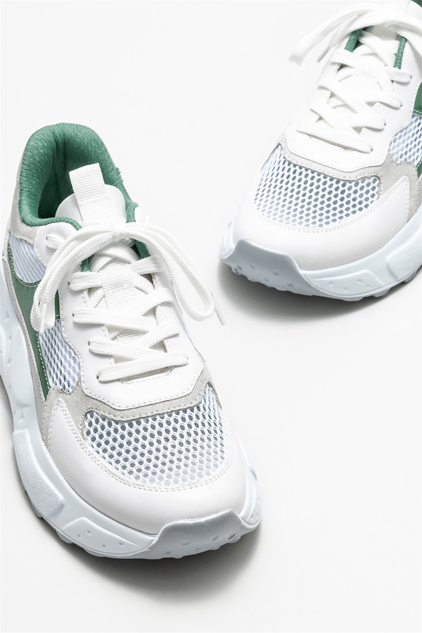 Beyaz kadın spor ayakkabı - Elle Shoes