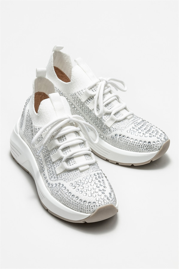 Beyaz kadın spor ayakkabı - Elle Shoes