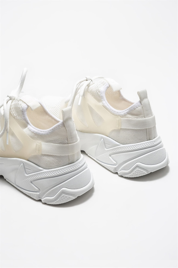 Beyaz kadın spor ayakkabı - Elle Shoes
