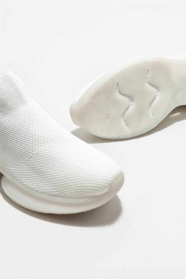 Beyaz kadın spor ayakkabı - Elle Shoes