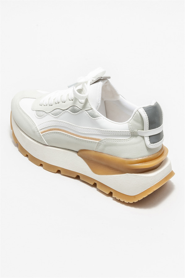Beyaz kadın spor ayakkabı - Elle Shoes