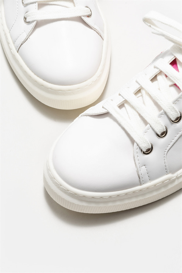 Beyaz kadın sneaker - Elle Shoes