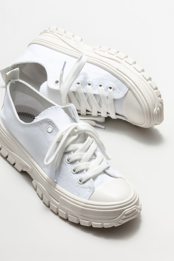 Beyaz kadın spor ayakkabı - Elle Shoes