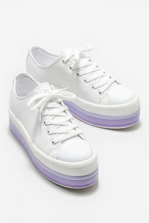 Beyaz kadın spor ayakkabı - Elle Shoes