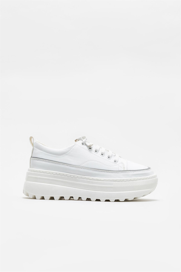 Beyaz kadın sneaker - Elle Shoes