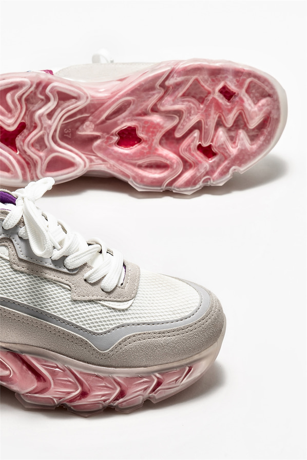 Beyaz kadın sneaker - Elle Shoes