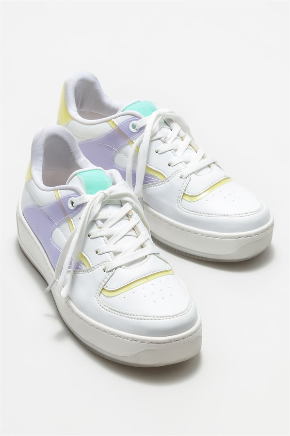Beyaz kadın spor ayakkabı - Elle Shoes
