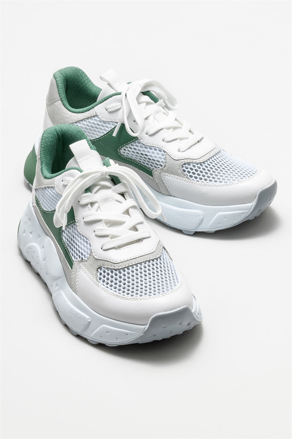 Beyaz kadın spor ayakkabı - Elle Shoes