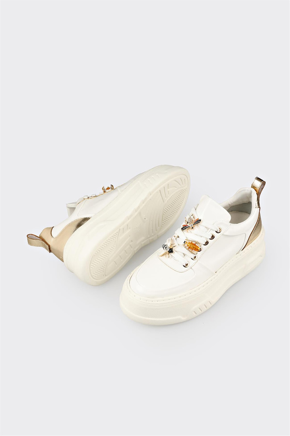 Beyaz kadın sneaker - Elle Shoes