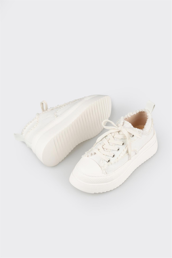 Beyaz kadın sneaker - Elle Shoes