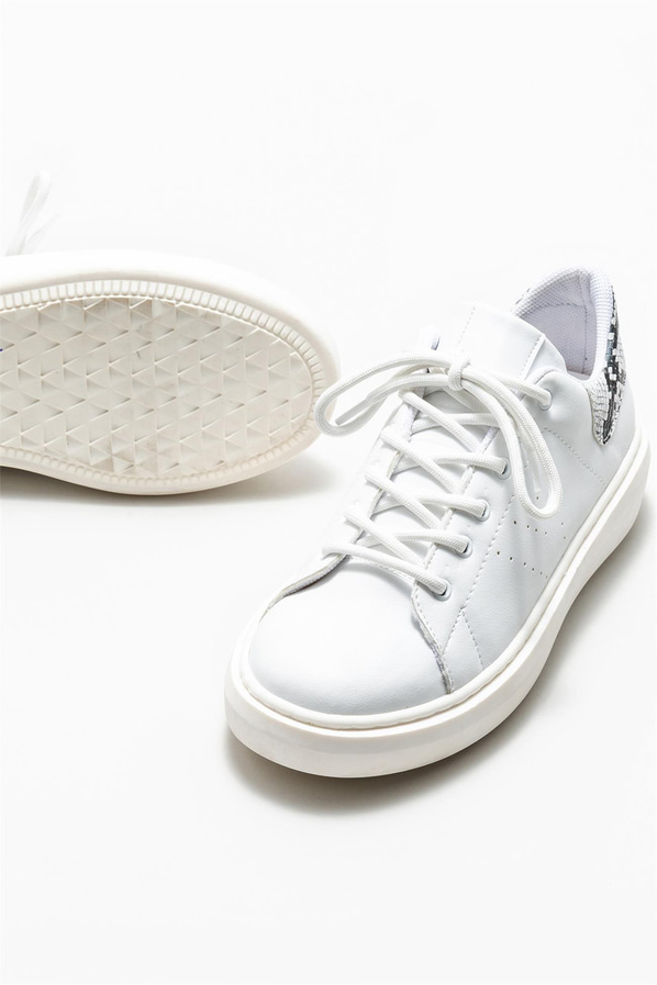 Beyaz kadın sneaker - Elle Shoes