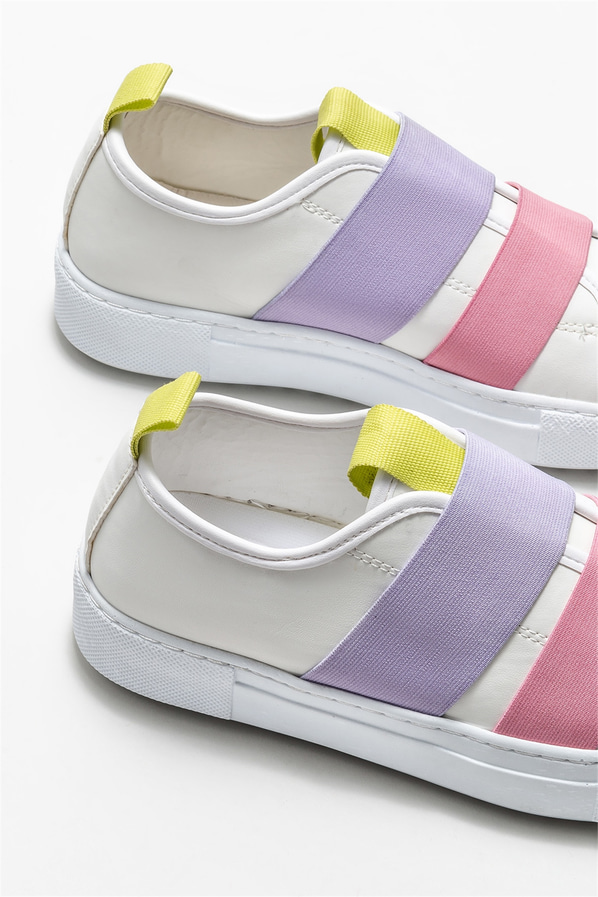 Beyaz kadın sneaker - Elle Shoes