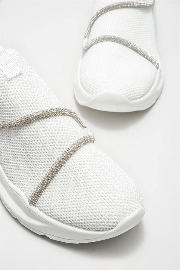 Beyaz kadın spor ayakkabı - Elle Shoes