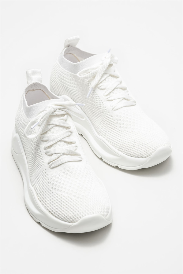 Beyaz kadın spor ayakkabı - Elle Shoes