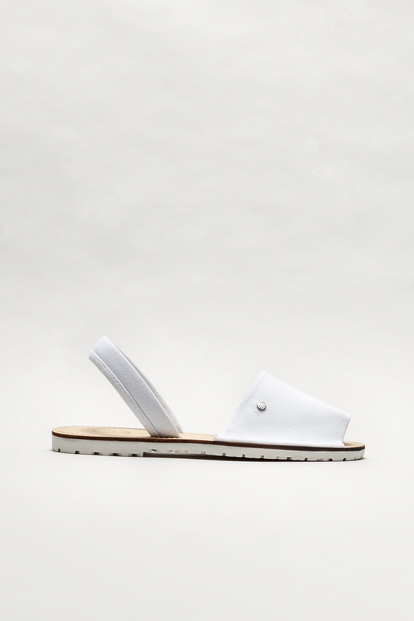 Beyaz kadın sandalet - Elle Shoes