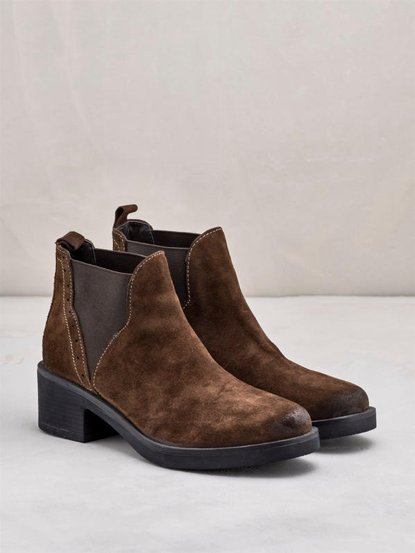 Kahve kadın bot - Elle Shoes
