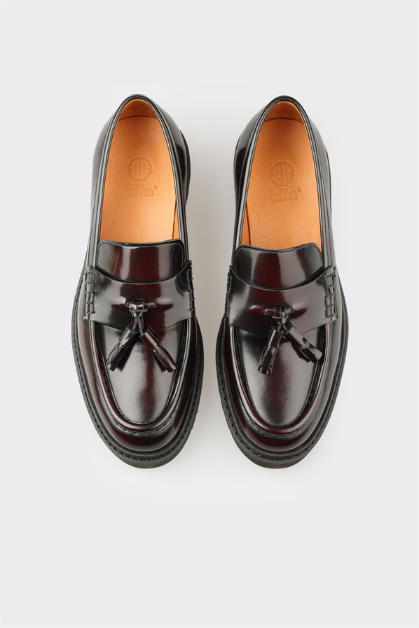 Bordo Deri Erkek Klasik Ayakkabı