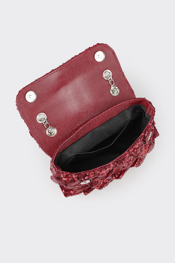Bordo kadın çapraz çanta - Elle Shoes