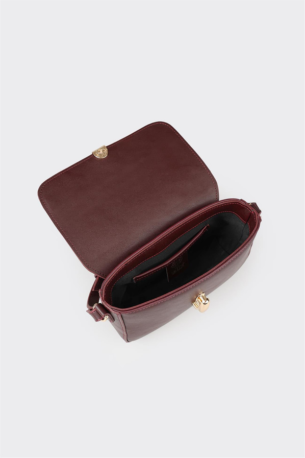 Bordo kadın çapraz çanta - Elle Shoes