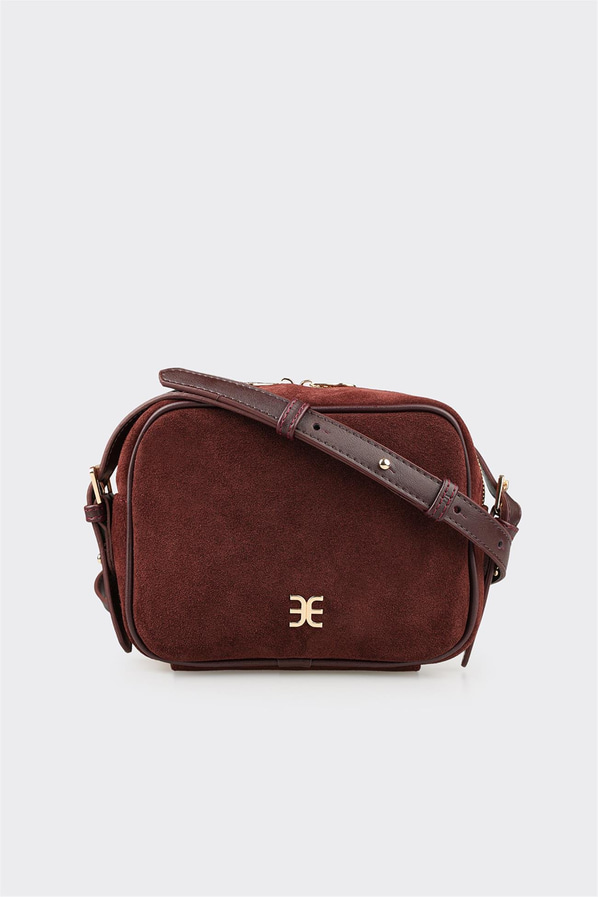 Bordo Kadın Küçük Çapraz Çanta