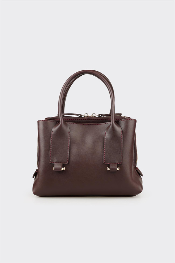 Bordo Kadın Küçük El Çantası