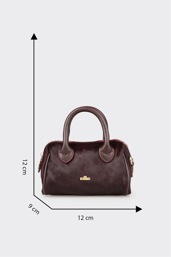Bordo Kadın Küçük El Çantası