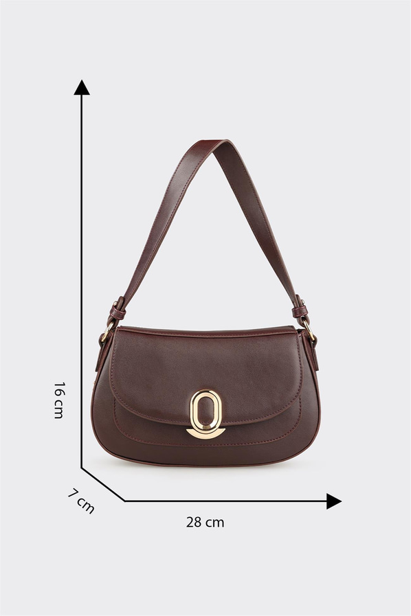 Bordo Kadın Omuz Çantası