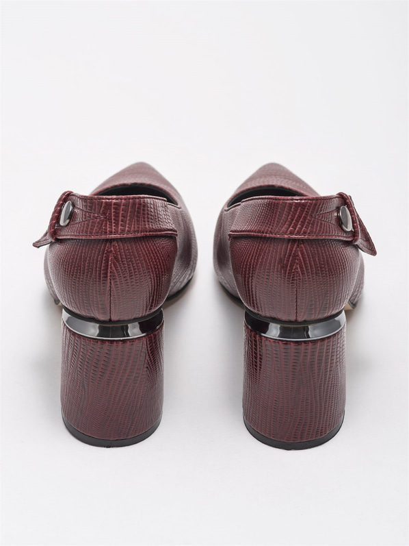 Bordo Kadın Stiletto