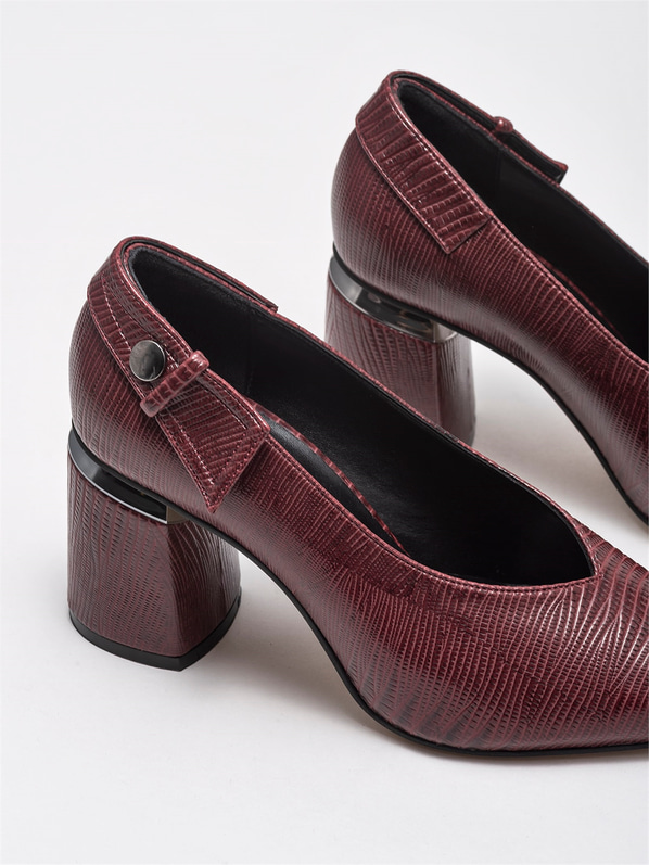 Bordo Kadın Stiletto