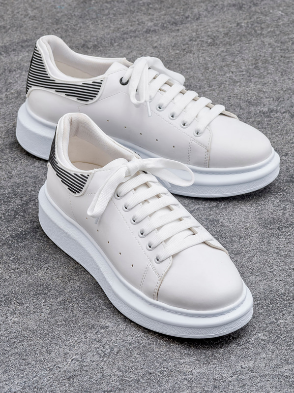 Beyaz erkek spor ayakkabı - Elle Shoes