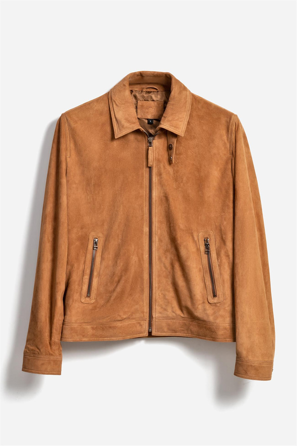 Camel deri erkek ceket - Elle Shoes