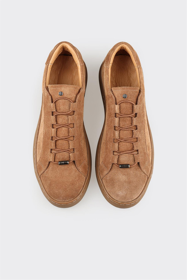 Camel Deri Erkek Günlük Ayakkabı
