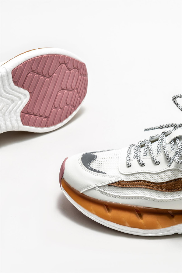 Camel deri erkek spor ayakkabı - Elle Shoes