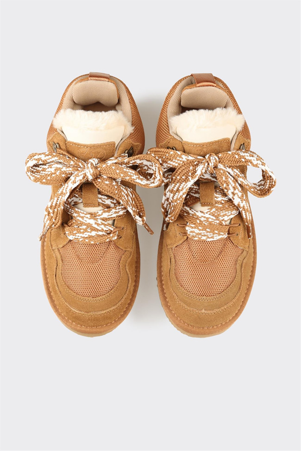 Camel Deri Kadın Günlük Ayakkabı