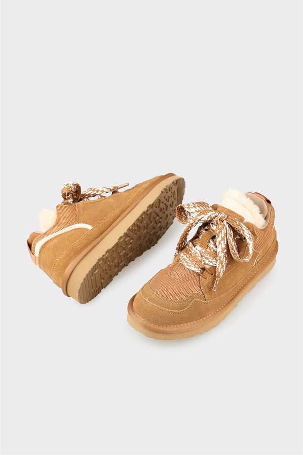 Camel Deri Kadın Günlük Ayakkabı