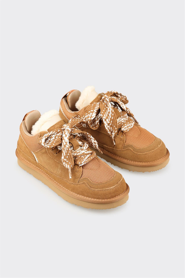 Camel Deri Kadın Günlük Ayakkabı