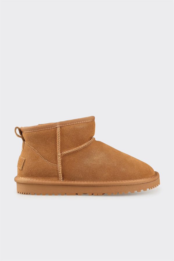 Camel deri kadın bot, günlük kullanım için - Elle Shoes