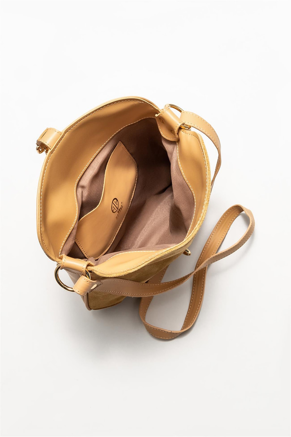 Camel kadın çapraz çanta - Elle Shoes