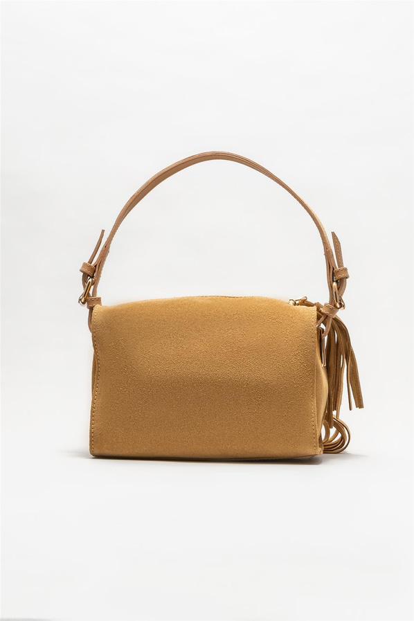 Camel kadın omuz çantası - Elle Shoes