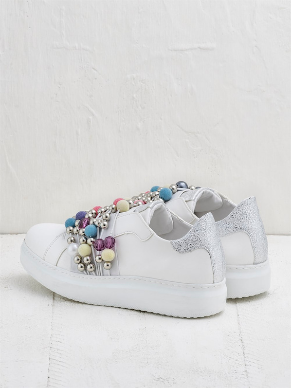Beyaz kadın ayakkabı - Elle Shoes