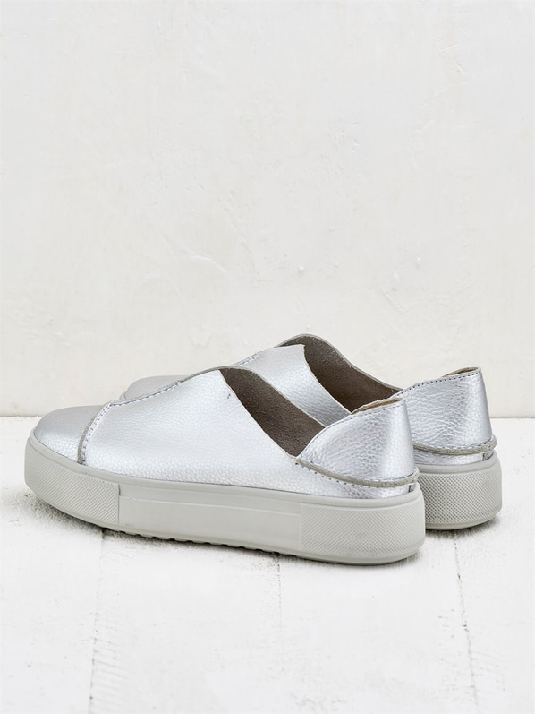 Lame deri kadın spor ayakkabı - Elle Shoes
