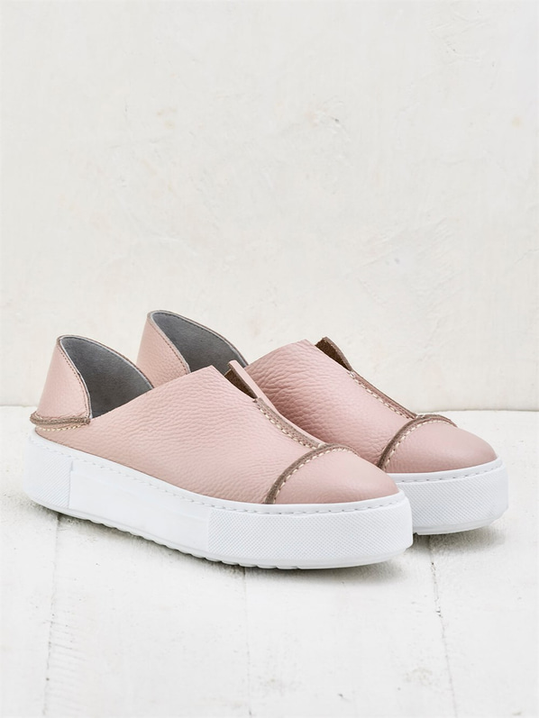 Pudra deri kadın spor ayakkabı - Elle Shoes