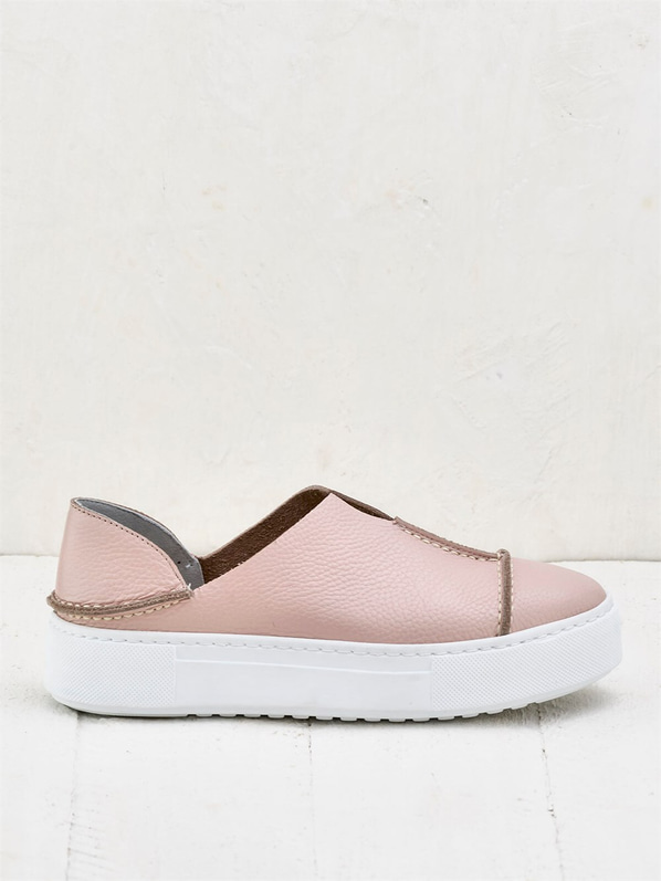 Pudra deri kadın spor ayakkabı - Elle Shoes